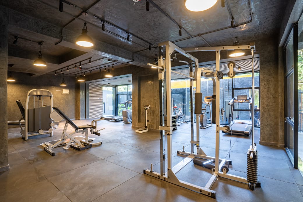 24-hour gym at Wilma Towers, Kilimani