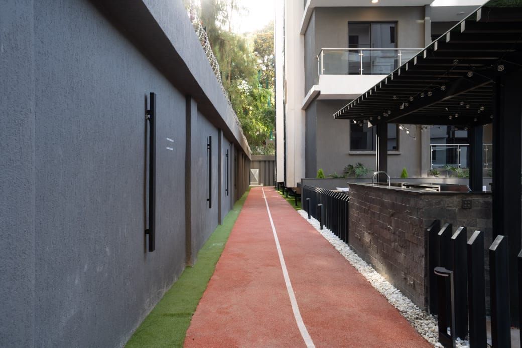Jogging track at Wilma Towers, Kilimani